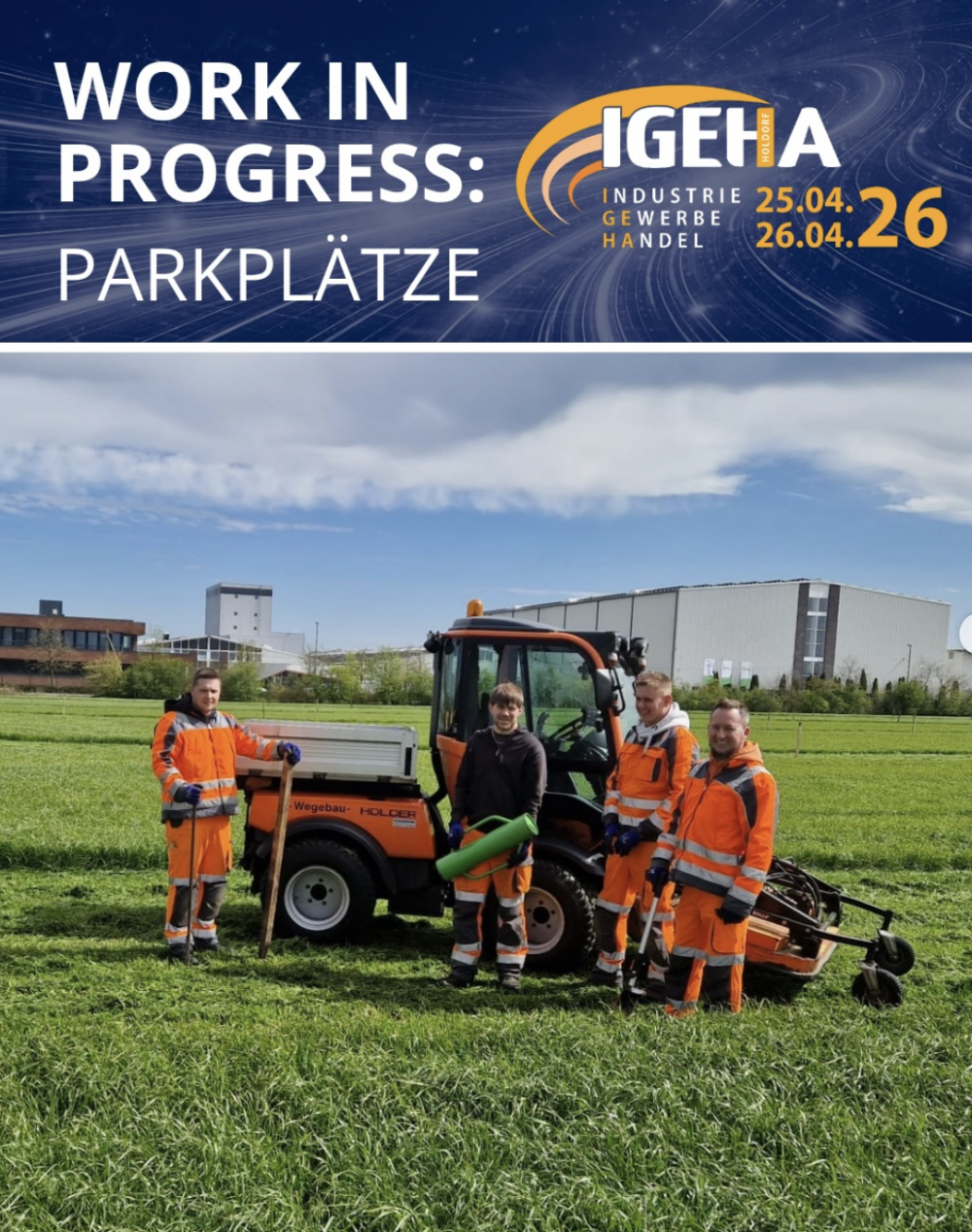 Kostenlose Parkpl�tze auf der IGEHA