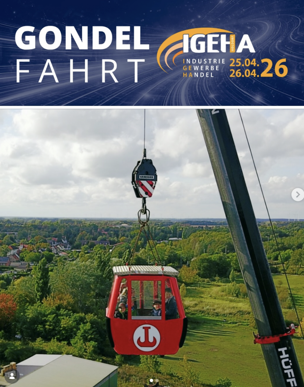 Ein weiteres Highlight auf der IGHEA - Goldelfahrt