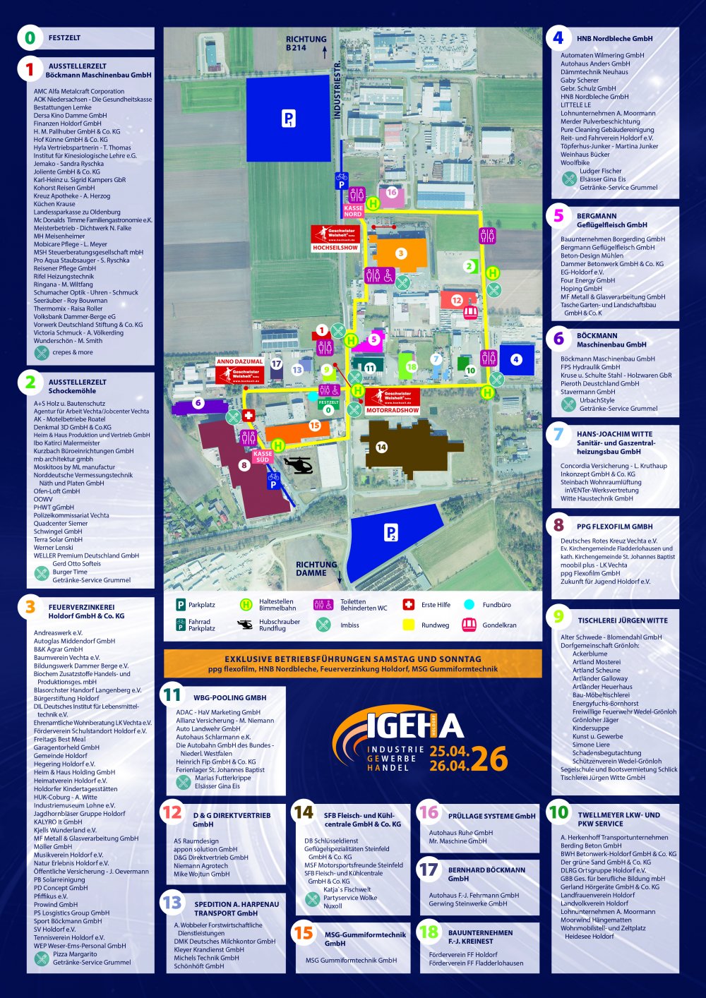 Lageplan der IGEHA