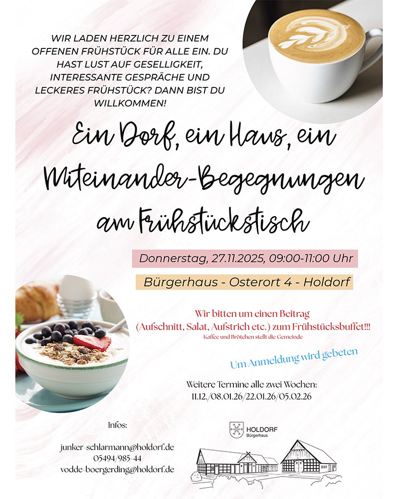 5. Frhstckstreff im Heimathaus