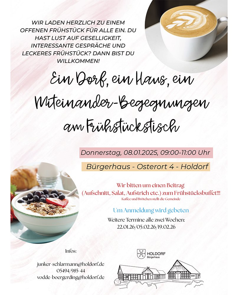 Fr�hst�ckstreff im B�rgerhaus