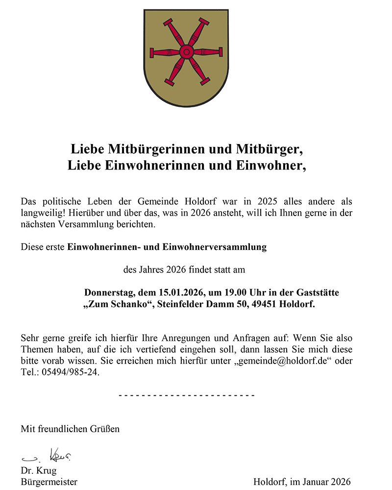 Einwohnerinnen- und Einwohnerversammlung