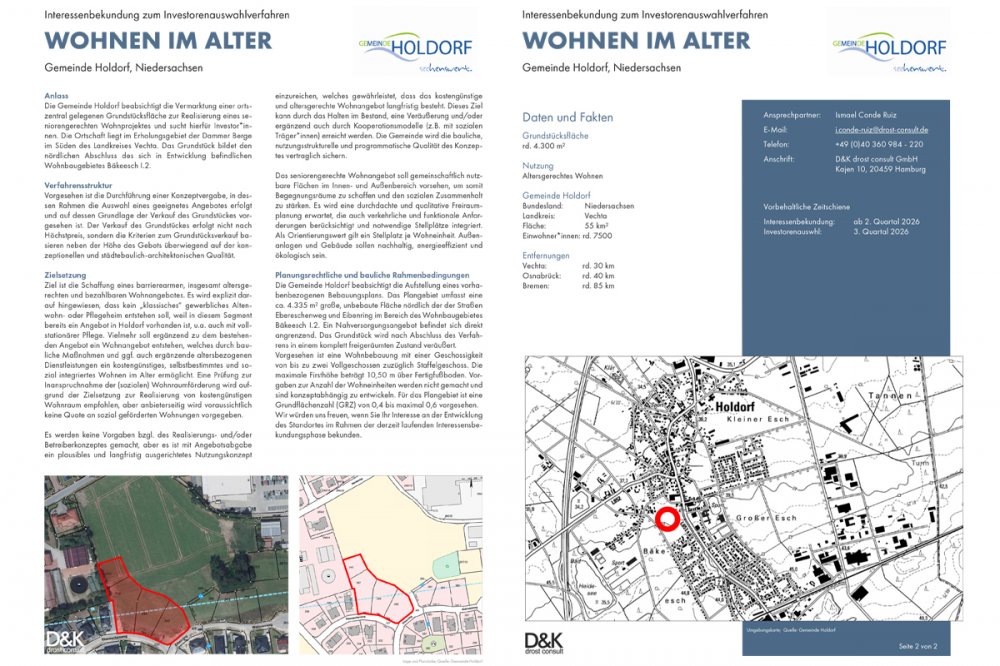 Spannende Themen im Holdorfer Planungs- und Bauausschuss