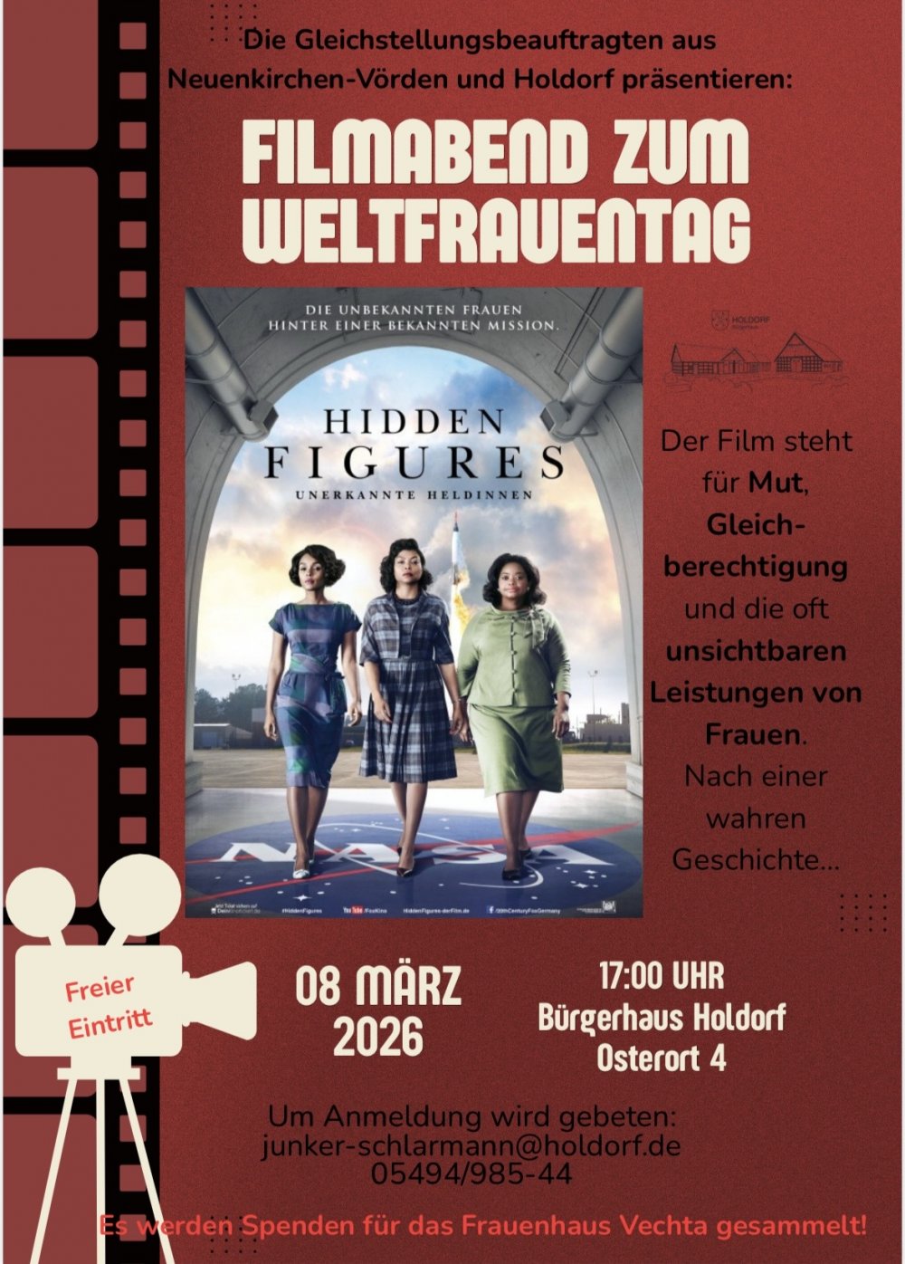 KINO zum Weltfrauentag 2026 im B�rgerhaus