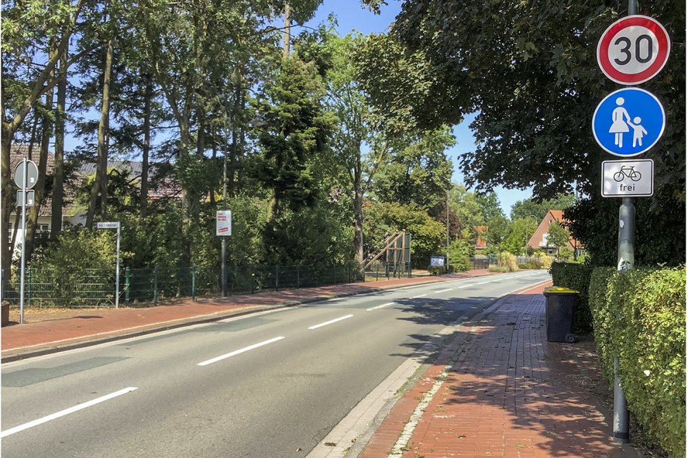 Ge�nderte Radverkehrsf�hrung in Holdorf und Handorf-Langenberg