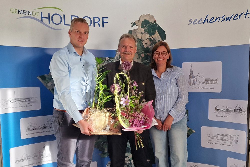 Gl�ckw�nsche an den wiedergew�hlten B�rgermeister