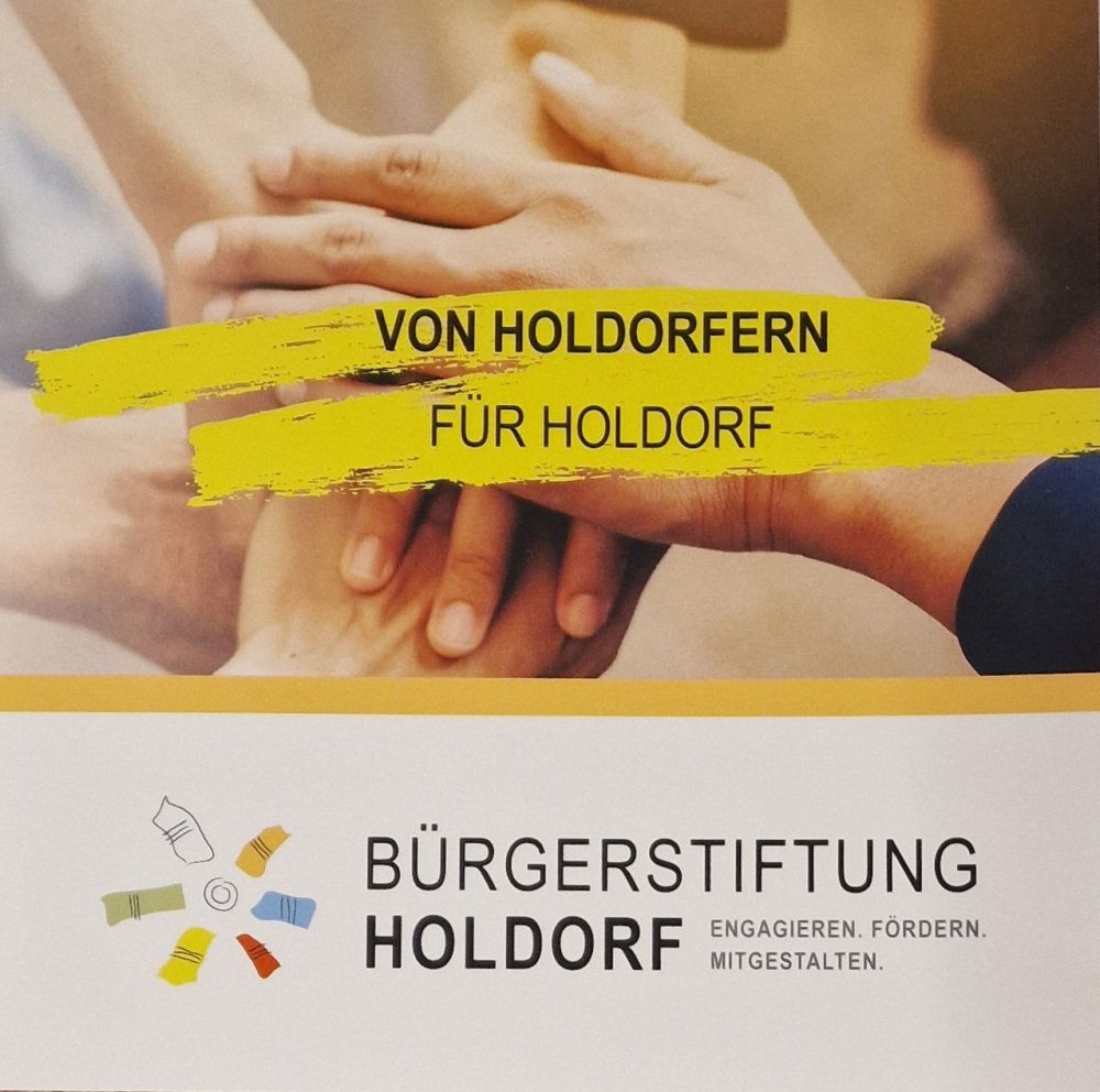Die Gemeinde Holdorf bedankt sich sehr herzlich bei der Holdorfer B�rgerstiftung!
