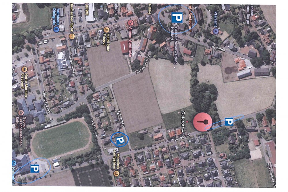 Osterort f�r Herbstlichen Bauernmarkt Einbahnstra�e