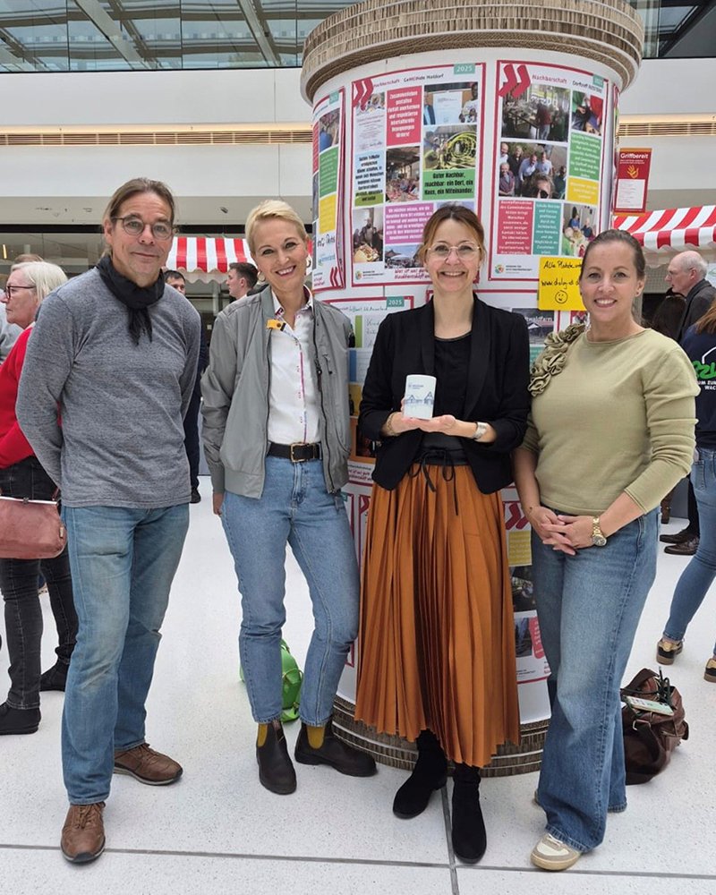 B�rgerhaus in der Landtagsausstellung ,,Nachbarschaftsdialoge"