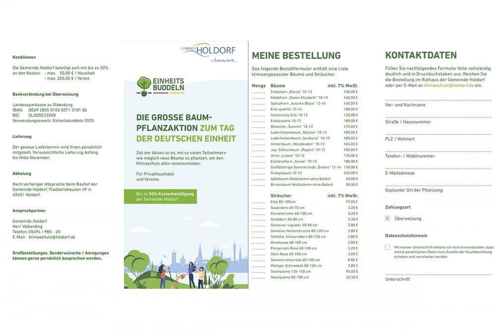 B�ume f�r den Klimaschutz pflanzen