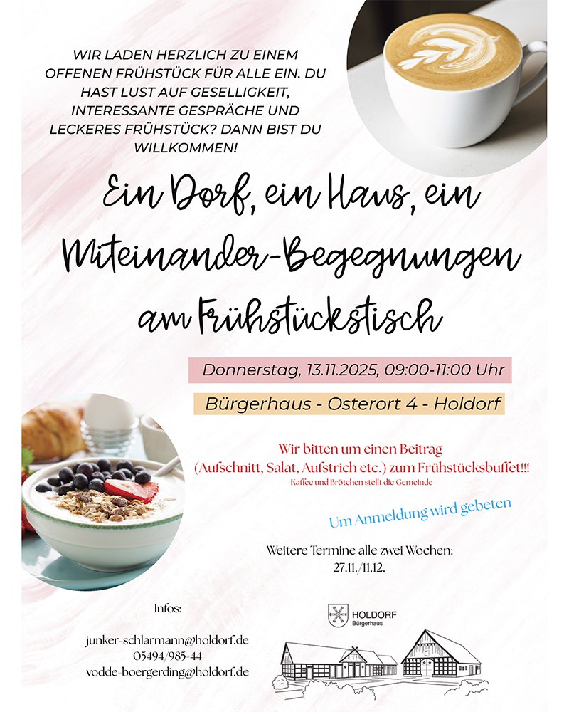 4. Fr�hst�ckstreff im B�rgerhaus