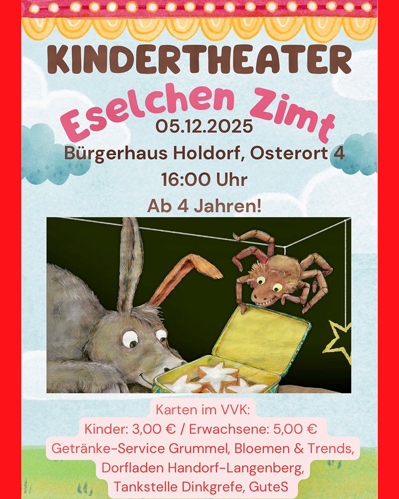 Das Krokodil-Theater l�dt zum Weihnachtsm�rchen