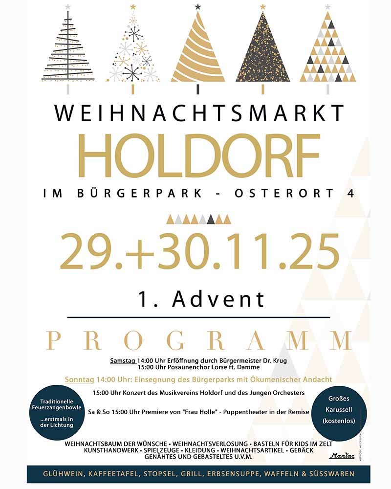 Willkommen auf dem Holdorfer Weihnachtsmarkt