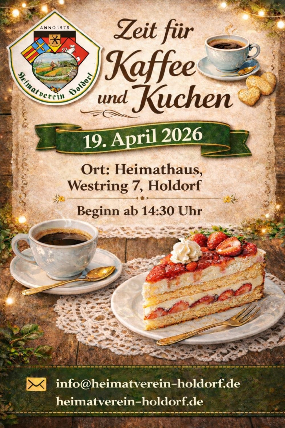 Heimatverein Holdorf l�dt ein