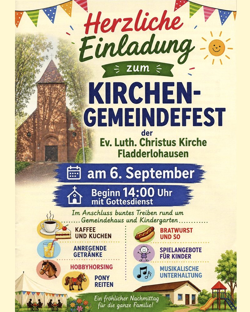 Evangelische Kirchengemeinde l�dt ein